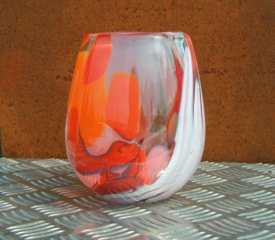 Becher rot orange