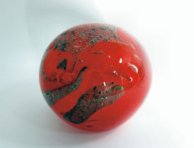 Briefbeschwerer rot